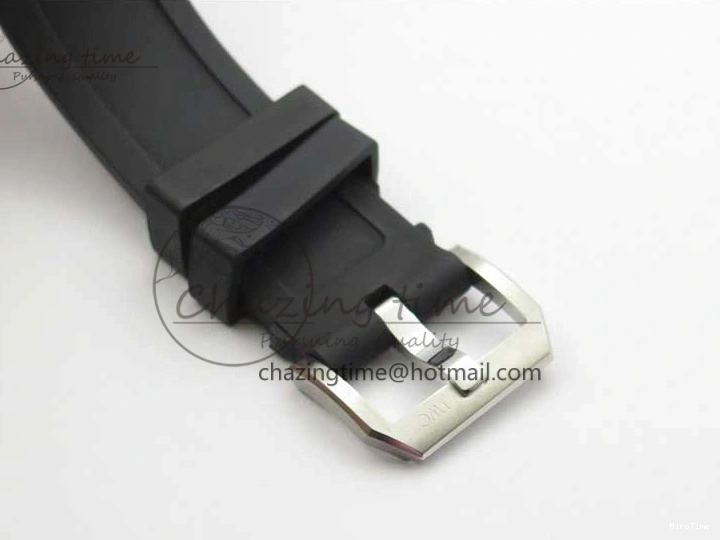 MIROTIME 0216 Aquatimer Chrono IW376702 SS BLS 1:1 Best Edition Black Dial on Black Rubber Strap A WellDesigned 7105